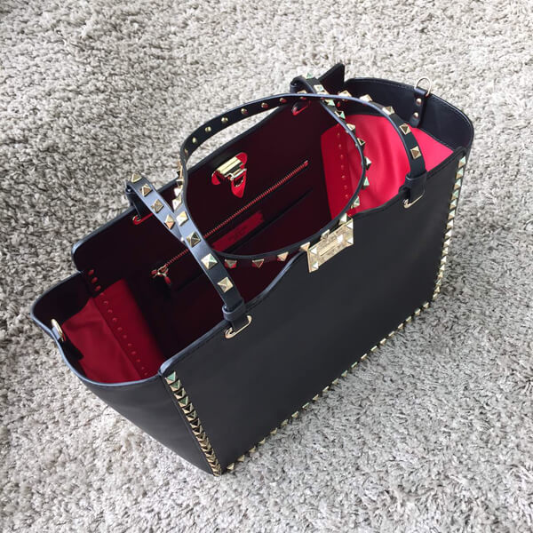 ヴァレンティノ トート バッグ コピー フリップロック クロージャー V230 IW9B1399NWB Valentino